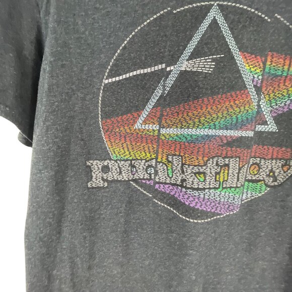 Vintage Pink Floyd Dark Side Of The Moon Graphic T-Shirt Short Sleeve Gray - Picture 4 of 6